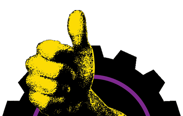 Top portion of the Planet Fitness logo