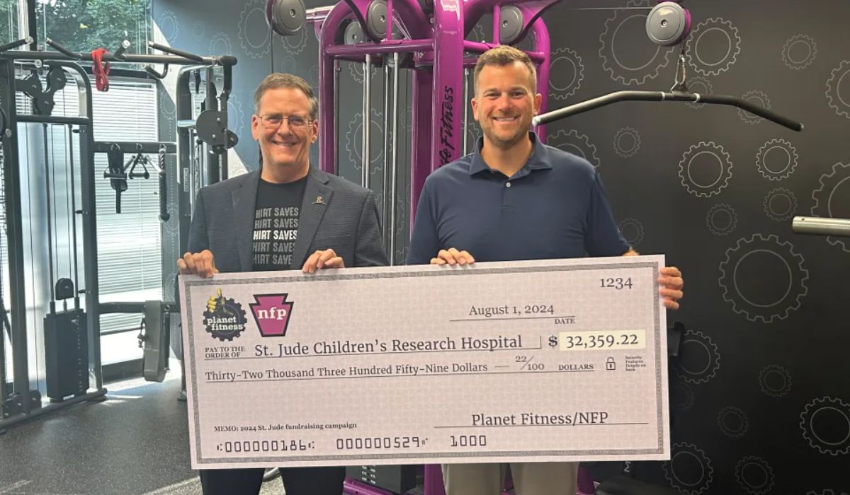 Planet Fitness Franchise Groups Raise Over $36,000 for St. Jude Children’s Research Hospital